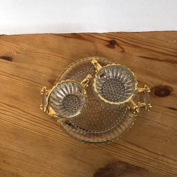 Vtg Janette Glass Creamer and Sugar Set - Picture 2 of 14